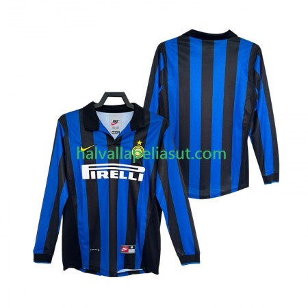 Jalkapallo Pelipaidat/Peliasut Inter Milan 1999 Retro Kotipaita 1998 Pitkähihainen